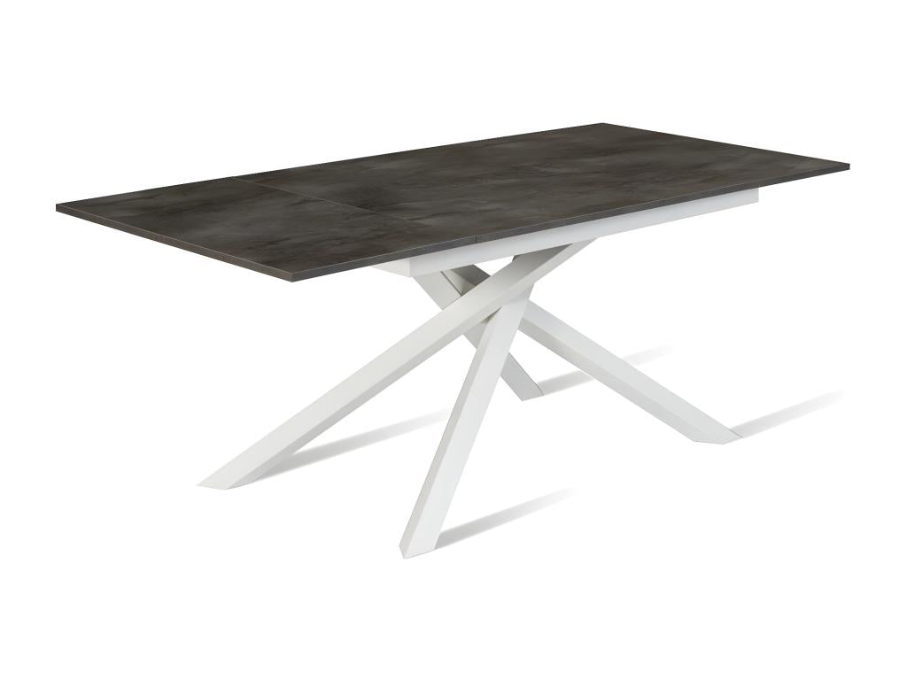 Nidchicshop - Extendable table 140/190x90 cm in white melamine 71697JIOV