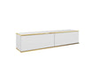 Nidchicshop RTV135 TV Stand 135x32x30 White / Cream 41396YXDY