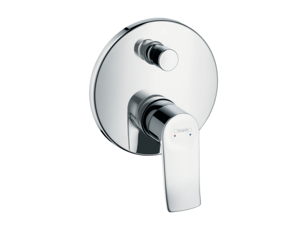 Bohometop Round Chrome Concealed Bath/Shower Mixer Tap with Concealed Body and Tool 84089XPTR