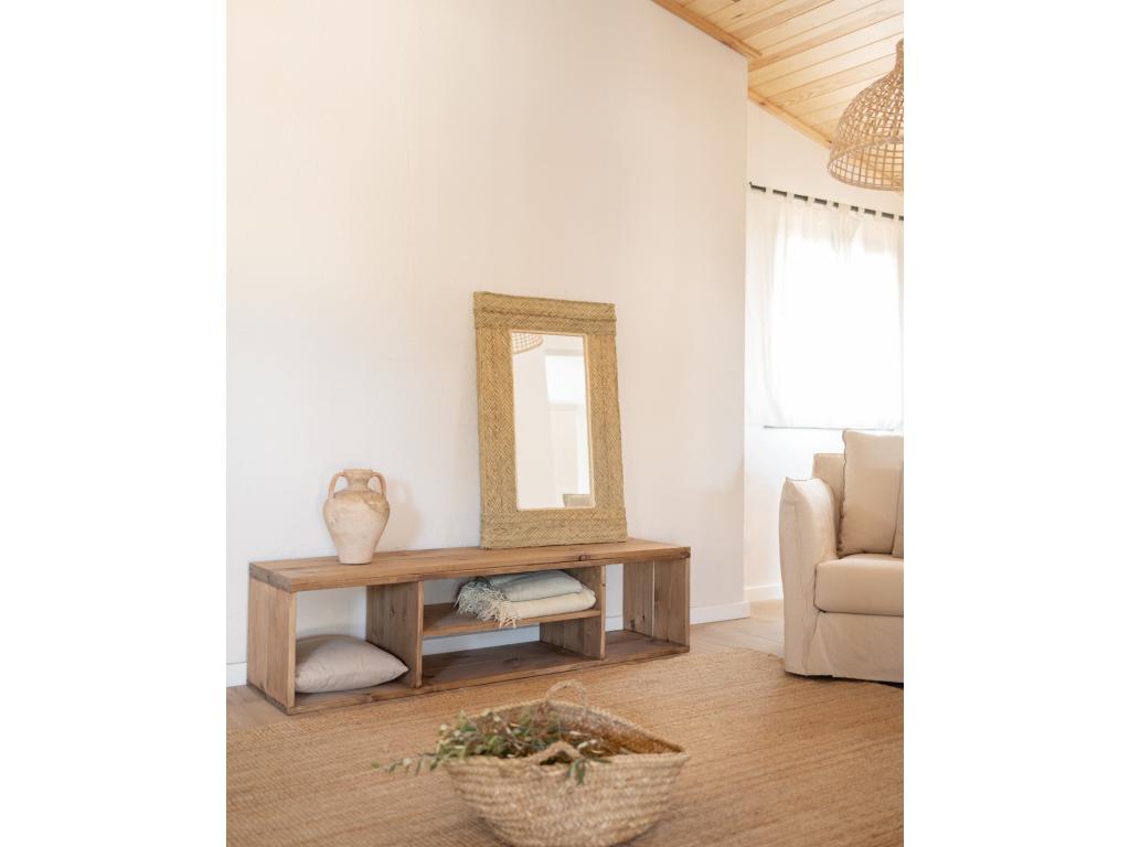 Aged pine wood furniture 160x40cm - Bohometop 77185YWMQ