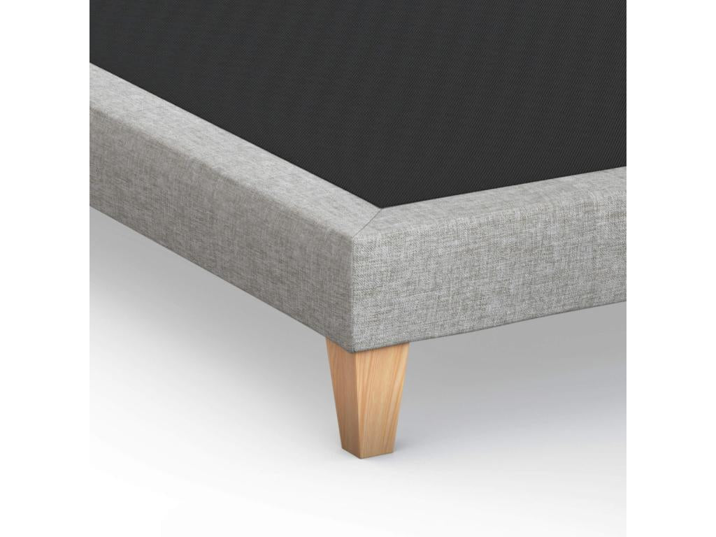 Bohometop grey upholstered decorative bed base 80x210 42396YDAJ