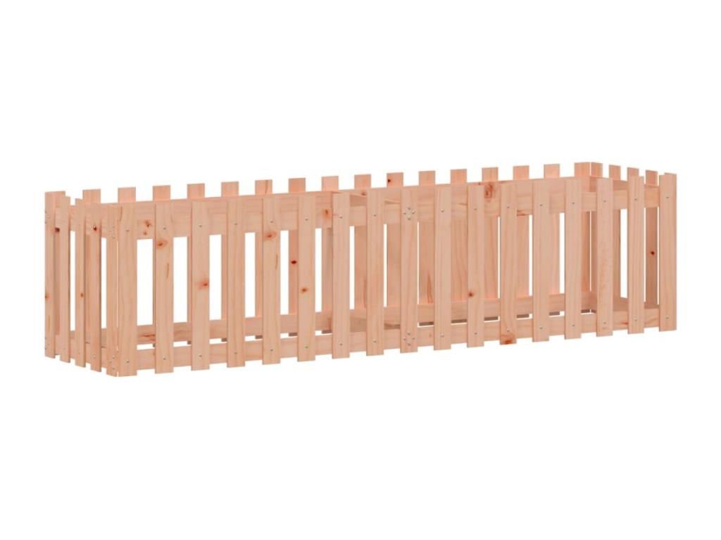 Nidchicshop Solid Wood Fence Designer Raised Garden Bed 77308XKSN