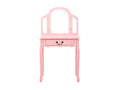 Dressing table and stool, Rose, 65x36x128 cm, Paulownia wood, Calmetop 2, 25434MQVP