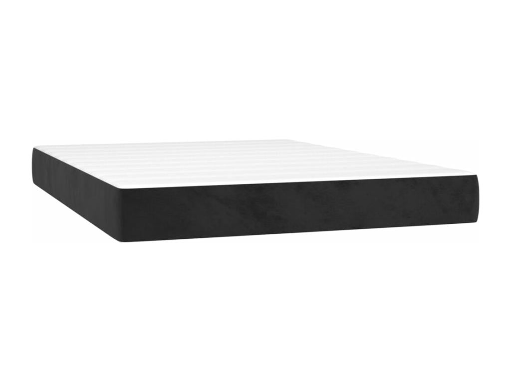 Calmetop bed base with black 140x190 velvet mattress 07523BLOH