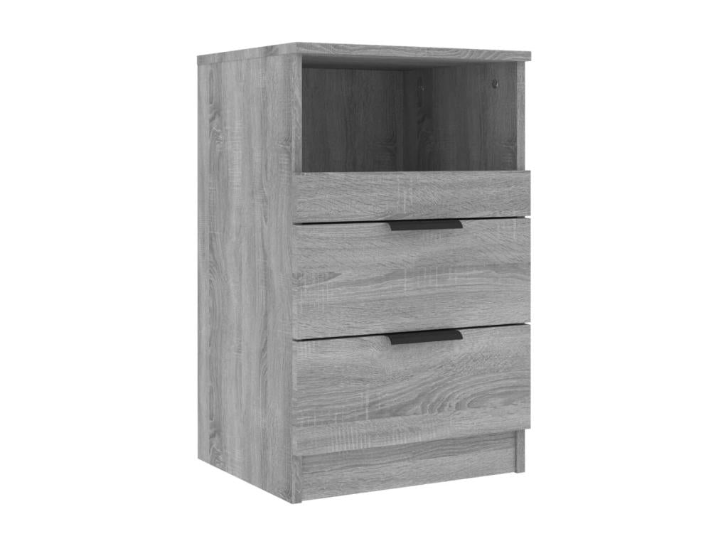 Nidchicshop - 2-piece bedside tables, Nidchicshop grey engineered wood 80205ZQHC