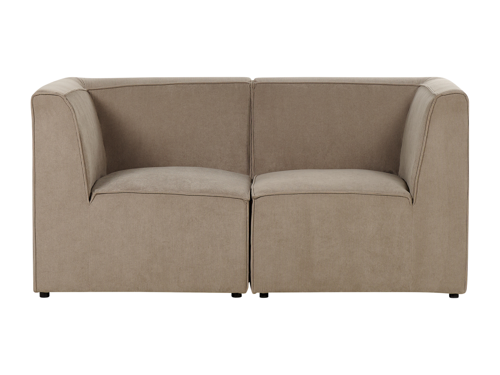 Nidchicshop Modular Sofa, Corduroy, 2-Seater, 96551GJZK