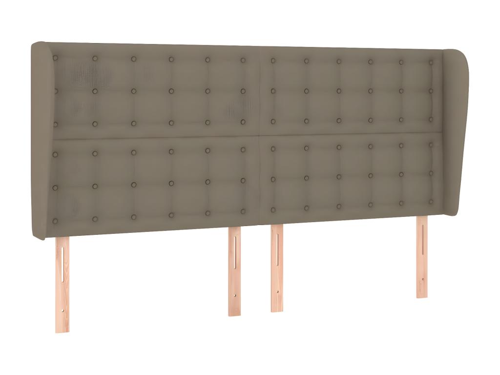 Calmetop Headboard with Wings 163x23x118/128 cm Fabric 32837JTOG
