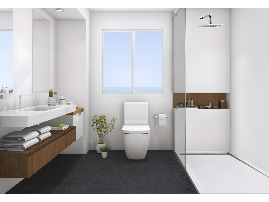 70x150 cm shower tray with side grate, Nidchicshop grey, Nidchicshop 7035, made of synthetic resin and marble powder, with drain 83108SEDW