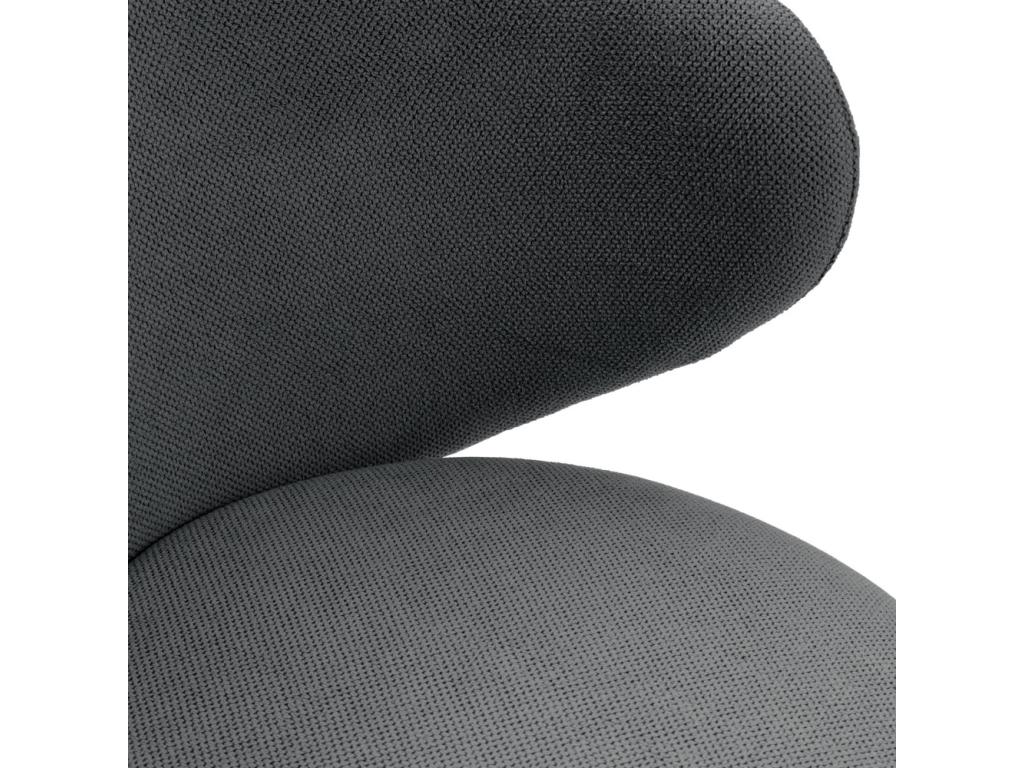 Nidchicshop - Fabric and metal armchair - Dark grey 46133WROA