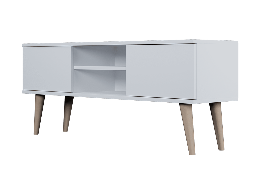 Nidchicshop 120cm TV Stand - White 67867MLEG