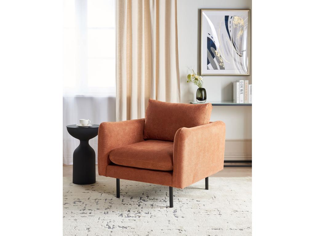 Calmetop Armchair, Chenille Fabric, Golden Brown, 05954QCIV