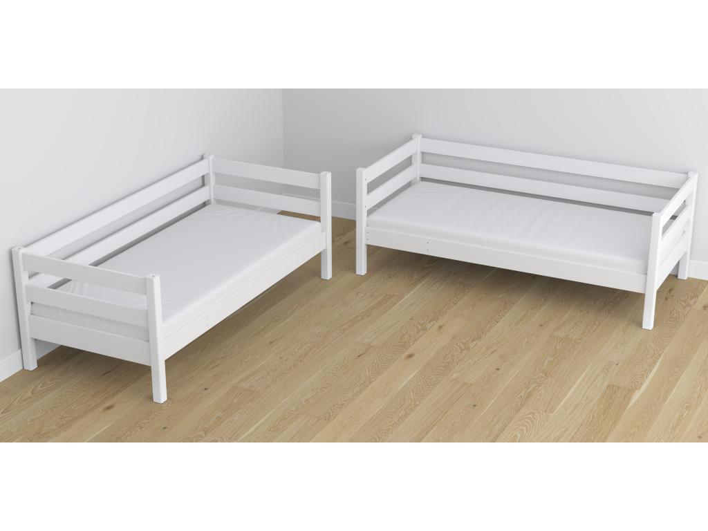 Wooden bunk bed - with drawer N01 White 80x190 22279TWEB