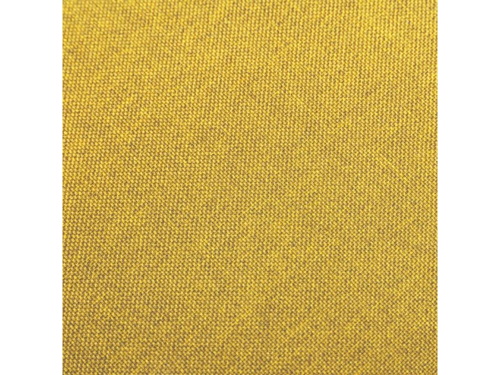 Set of 2 mustard yellow fabric bar stools 94588GGSV