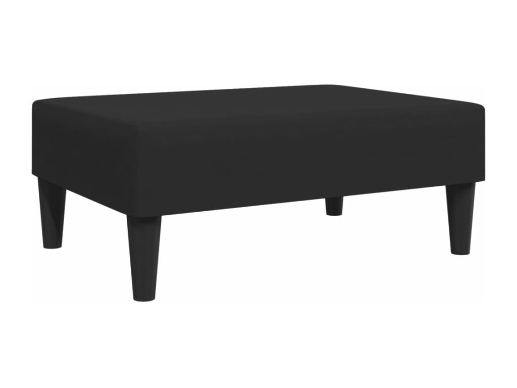 2-piece black velvet sofa set 94515LCQJ