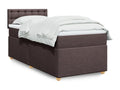 Calmetop bed base with mattress, dark brown, 90x200 cm, 78901XSAZ