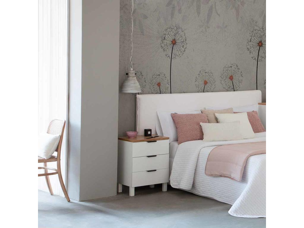 Wooden table with 3 drawers 45x35x60 64438BLXY