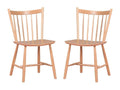 Set of 2 rustic oak chairs - Calmetop - Oak 56352XUBT
