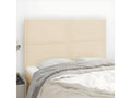 4-piece Cream Headboard Set, 72x5x78/88 cm, Fabric, 19121KLUA