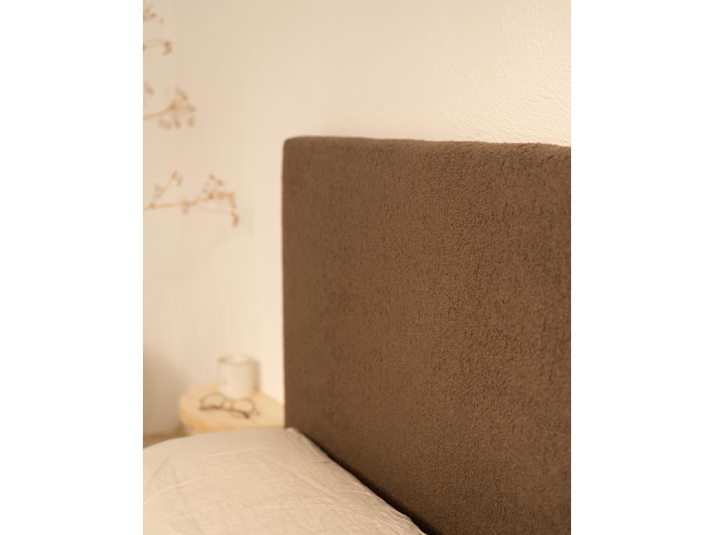Brown cotton headboard 180x80cm - Nidchicshop 02462TRAW