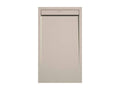 Cream shower tray with slate finish, Nidchicshop colored grate - 70x70 cm 47032UBXZ