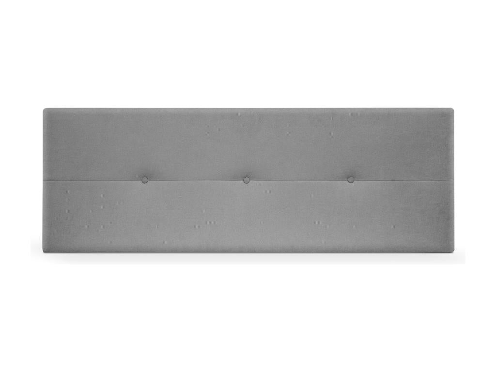 Nidchicshop Fabric Headboard with Buttons 145x50cm for 135/140cm Beds - Grey 16820YVIW