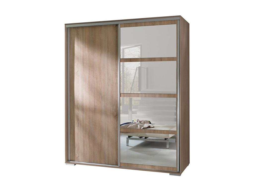 Calmetop 102 Wardrobe 217x180x66cm Sliding Wardrobe Doors Number of Shelves 5 28985ABGX