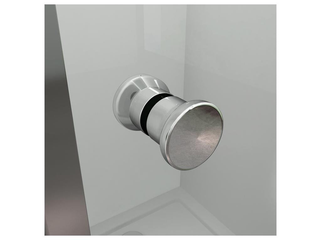 100x185cm shower door, folding shower door in clear tempered glass, for alcove installation, 32755KYTC